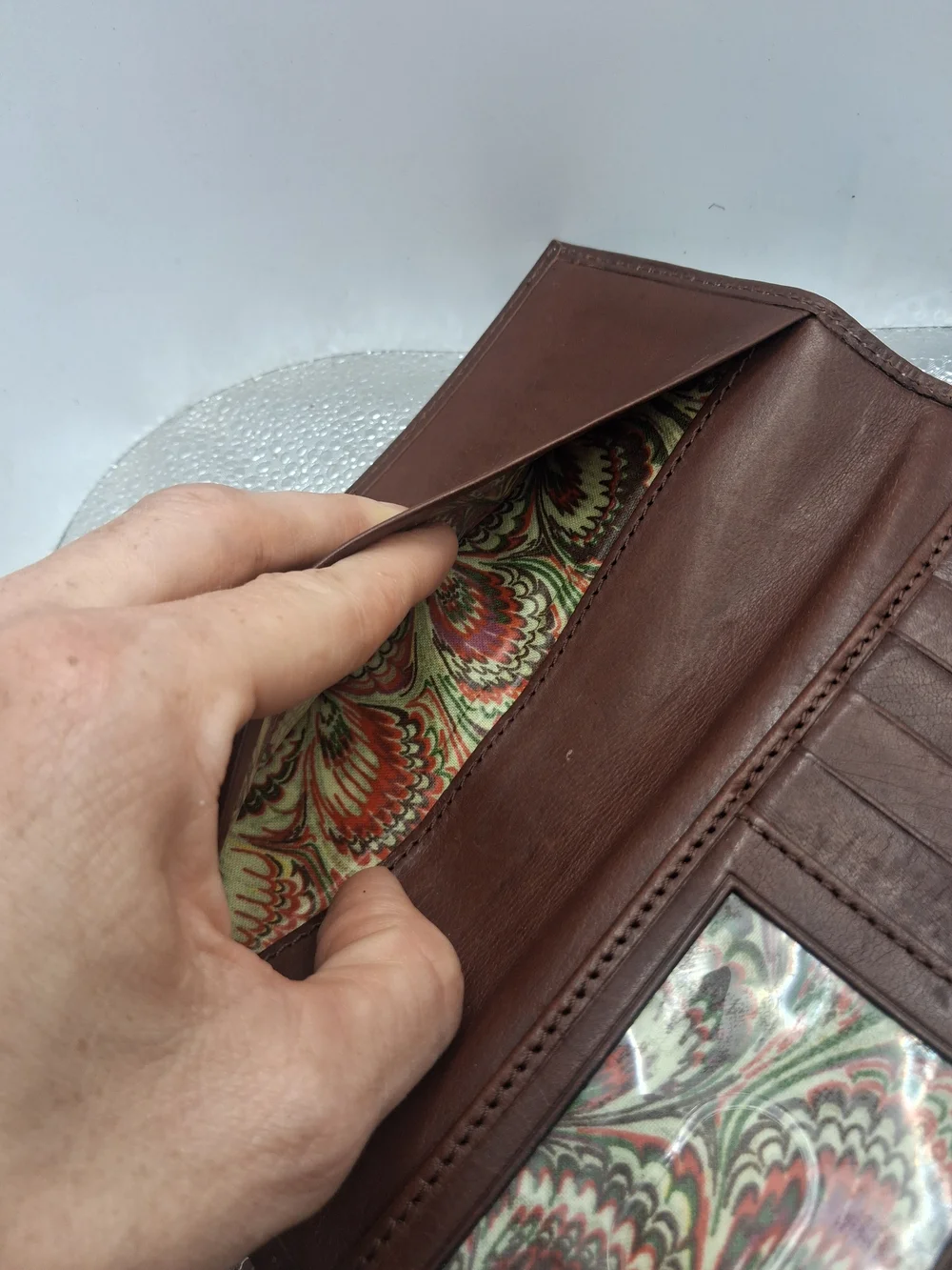 Dooney & Bourke Brown Leather Wallet